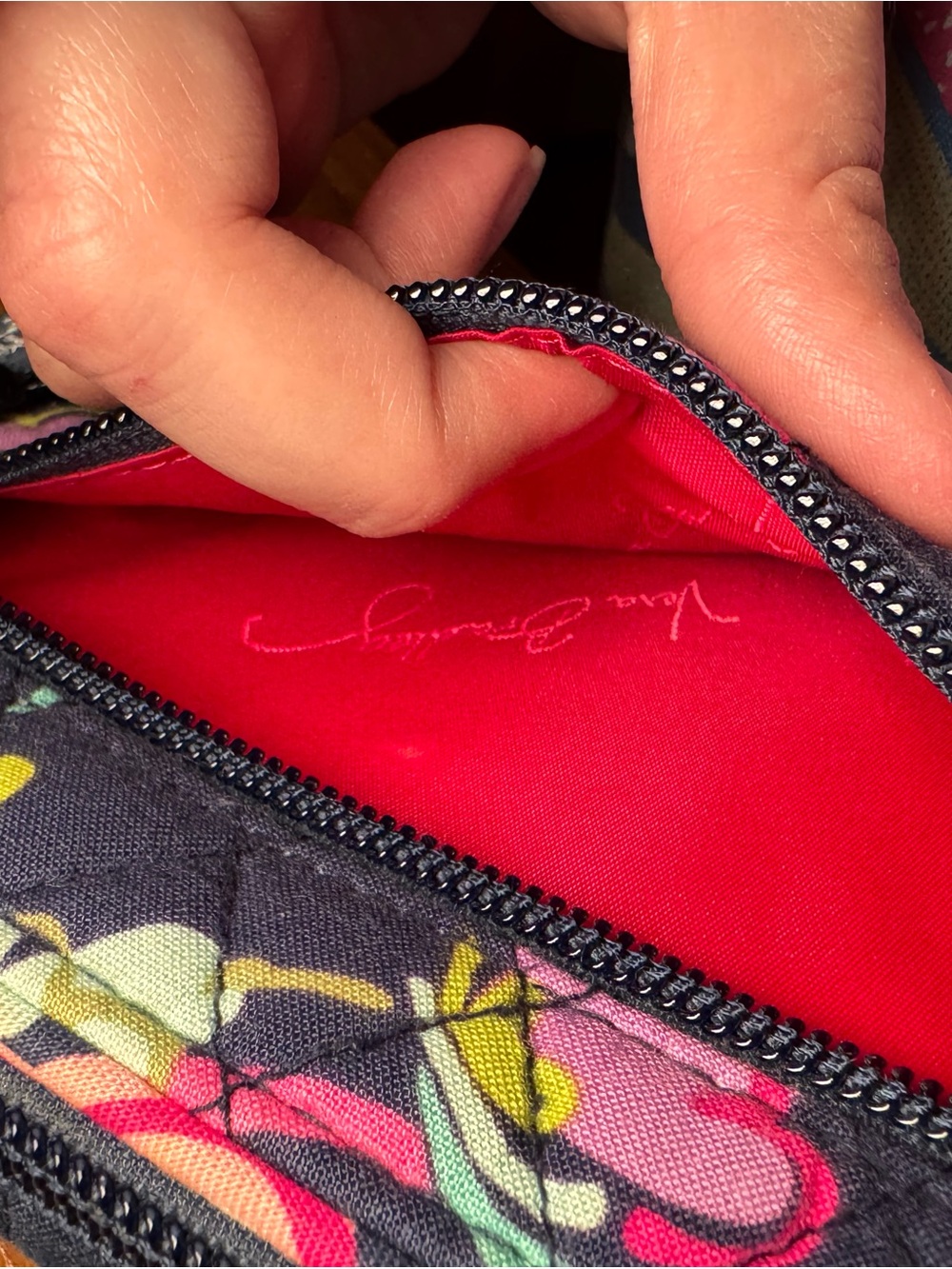 Vera Bradley Quilted Floral Wallet - Picture 5 of 6